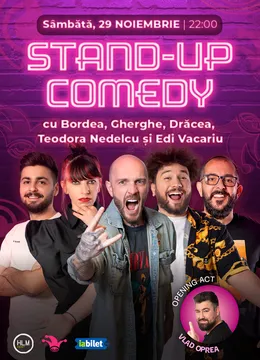 The Fool: Stand-up comedy cu Bordea, Gherghe, Dracea, Teodora Nedelcu si Edi Vacariu