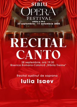 Sibiu: Opera Festival 2025 - Recital De Canto