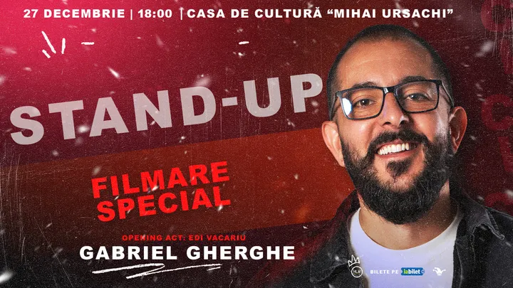 Iasi: Stand-Up cu Gabriel Gherghe și Edi Vacariu | Filmare Special