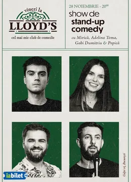 Stand-up Comedy cu Mirică, Gabriel Dumitriu, Adelina Toma, Alexandru Pop & Andrei Călina