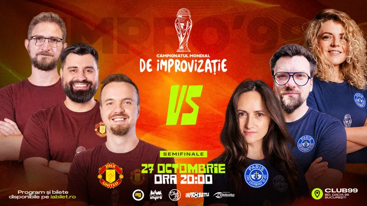 Jinx United vs. Paris Sânt Ghermanu de Jos | Sferturi Meci 4 | Impro Show la Club99