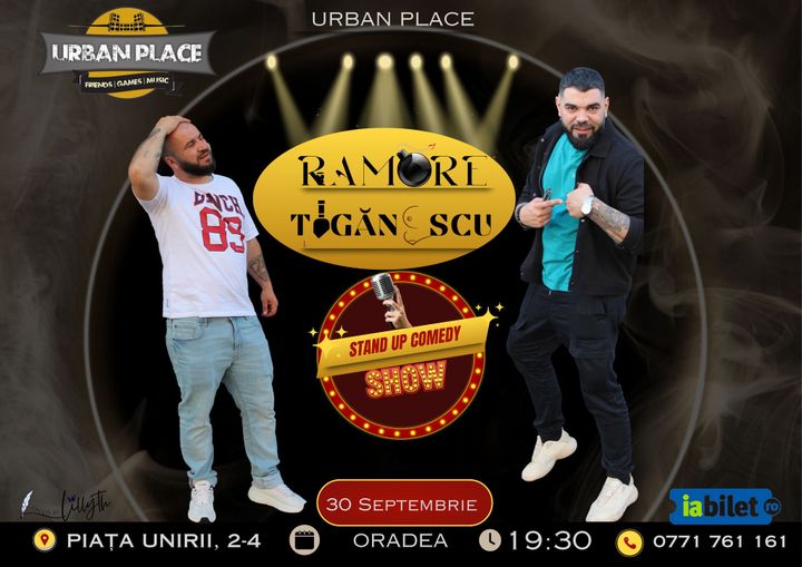 Oradea: Stand-up comedy cu Ramore și Ionuț Țigănescu