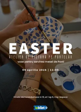 Cluj-Napoca: Easter - Atelier de pictura pe portelan - Set pentru masa de PASTI
