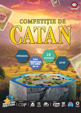 Competiție Catan x Game ON! Festival