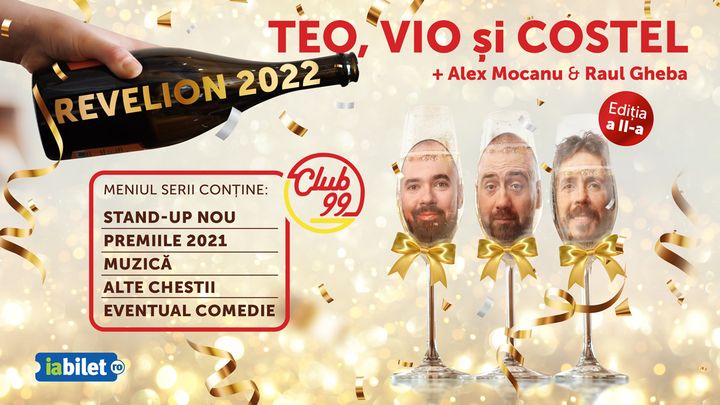 Revelion cu Teo, Vio si Costel pe vStage
