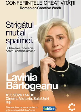 Iasi: Strigătul mut al spaimei. Sublimarea, o terapie pentru condiția umană - Lavinia Bârlogeanu