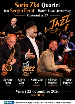 Galati: Sorin Zlat Quartet feat Sergiu Ferat - Tribute Louis Armstrong