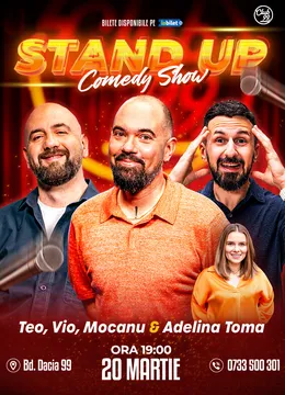 Stand-up Comedy cu Teo, Vio, Mocanu - Adelina Toma la Club 99