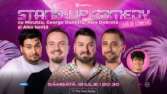 Costinești: The Fool Arena - Stand-up comedy cu Micutzu, George Dumitru, Alex Dobrotă și Alex Ioniță