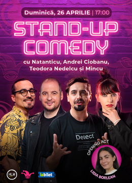 The Fool: Stand-up comedy cu Natanticu, Andrei Ciobanu, Mincu și Teodora Nedelcu