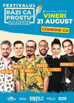 Festivalul de comedie - Razi ca prostu' la mare 2026 | Acces VIP 21.08