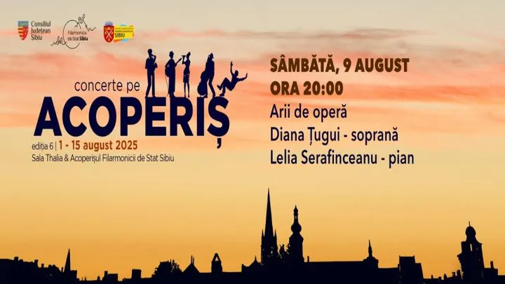 Sibiu: Concerte pe acoperis - Concert de operă pe Acoperișul Filarmonicii