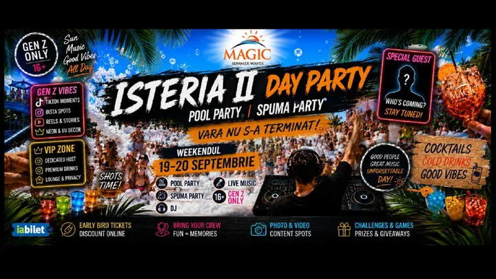 Isteria II: Day Party - Pool Party - Gen Z Only