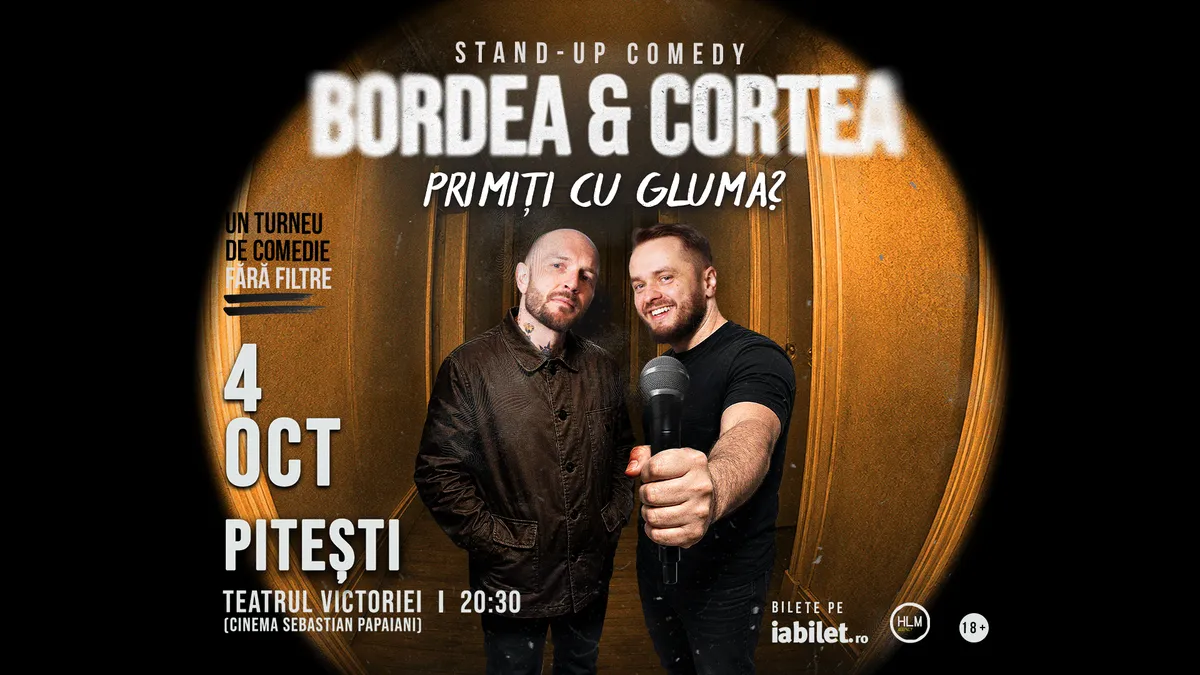 Stand-Up Comedy cu Bordea & Cortea - "Primiți cu gluma?" (LATE SHOW)