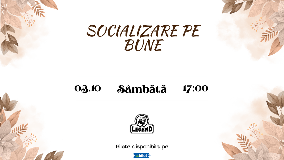 Socializare pe bune