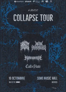 Bistrița: Collapse Tour — Hakairi, Neon Prophecies și Call of Hate