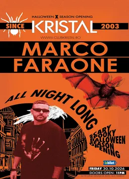 KRISTAL OPENING PARTY x HALLOWEEN w/ MARCO FARAONE
