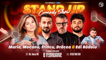 Stand-up Comedy cu Maria Popovici, Mocanu, Frîncu, Drăcea - Edi Rădoiu la Club 99
