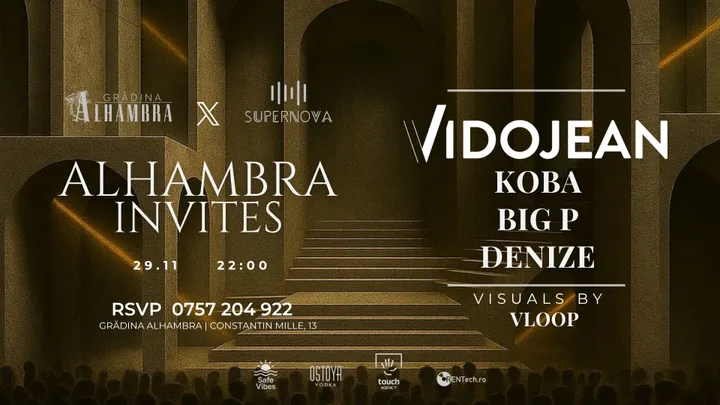 Alhambra Invites: Vidojean | Koba | Big P | Denize