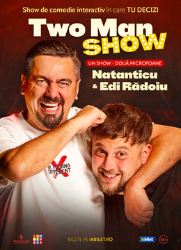 Turneu | Stand-up comedy cu Natanticu și Edi Rădoiu | Two Men Show