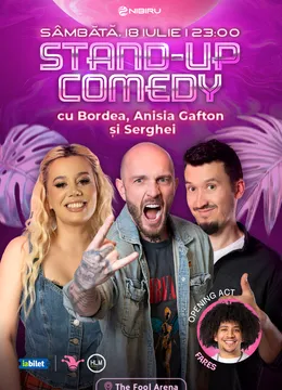 Costinești: Stand-up comedy cu Bordea, Anisia și Serghe