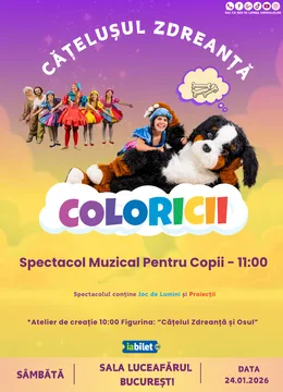 Jocurile Cățelușului Zdreanță – episodul 2 din seria Coloricii