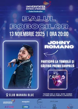Balul Bobocilor URA 2025 - Concert Johny Romano