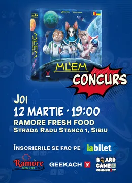 Sibiu: Premieră joc - Astromiauți MLEM - Boardgame