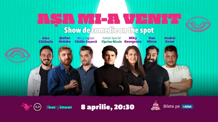 The Fool: Așa mi-a venit! | Show de comedie on the spot