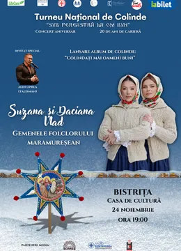 Bistrița Năsaud: Sub fereastră la om bun! Suzana și Daciana Vlad- Gemenele Folclorului Maramureșean