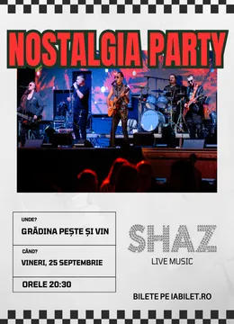 Braila: Shaz live la Grădina Pește și Vin