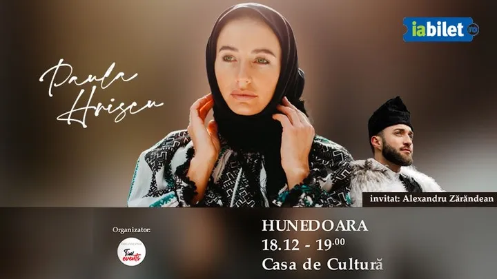 Hunedoara: Concert de colinde Paula Hriscu: M-o trimis mama la capre!