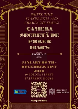Camera Secretă de Poker – Art. History. Experience. la EkoGroup Vila
