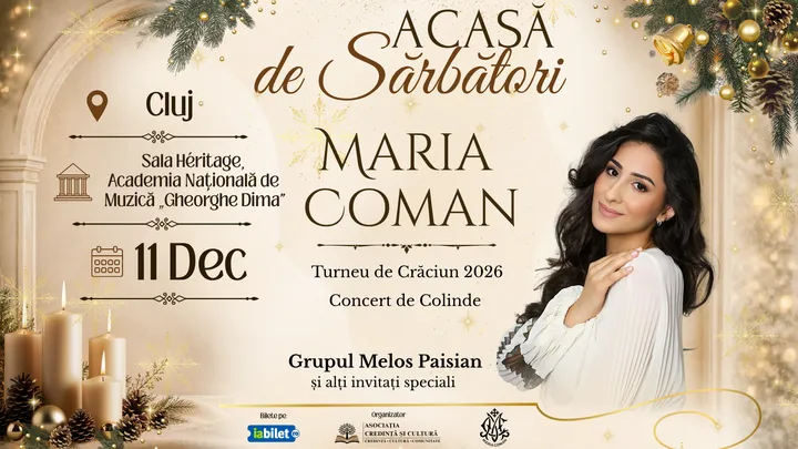 Cluj-Napoca: Maria Coman -  Acasă de Sărbători