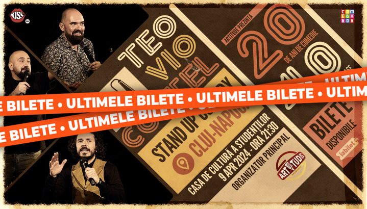 Cluj-Napoca: Teo, Vio și Costel - 20 de ani de comedie în 40 de orașe | Stand Up Comedy Show 3
