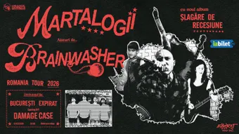 Turneu Martalogii & Brainwasher - lansare album „Șlagăre de recesiune”