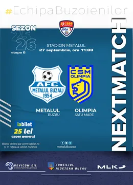 Metalul Buzău – CSM Olimpia Satu Mare