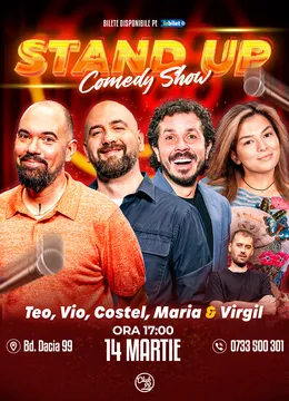 Stand-up Comedy cu Teo, Vio, Costel, Maria Popovici - Virgil Ciulin la Club 99