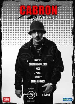 Concert Cabron & Live Band la Hard Rock Cafe