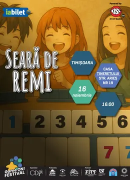 Timisoara: Seară de Remi x Game ON! Festival - Competiție cu tradiție