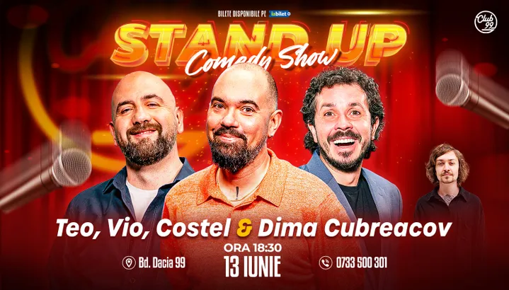 Stand-up Comedy cu Teo, Vio, Costel - Dima Cubreacov la Club 99