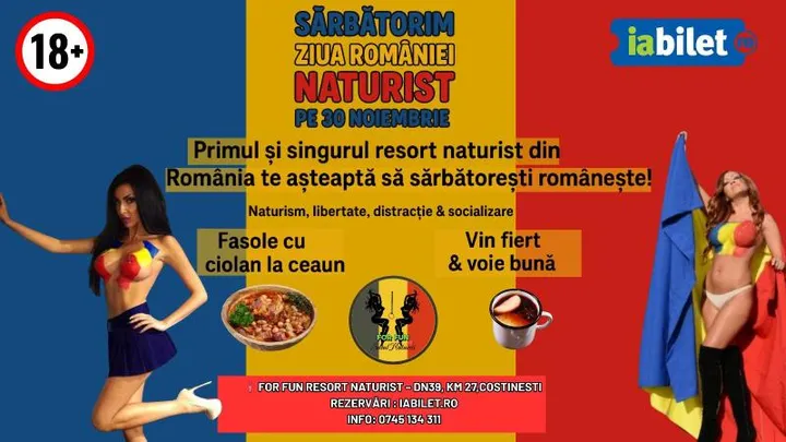 Costinești: Sarbatorim Ziua Romaniei Naturist