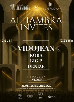Alhambra Invites: Vidojean | Koba | Big P | Denize