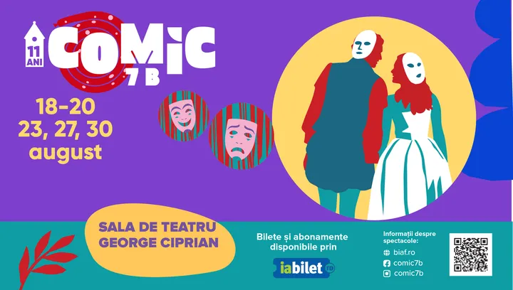 Buzau: Abonamente Comic 7 B - Festival Internațional de Teatru Independent