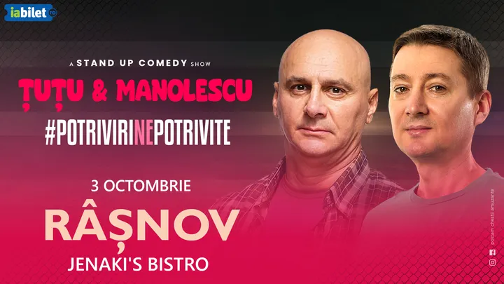 Rasnov: Stand-up Comedy - Dan Tutu si Cristi Manolescu