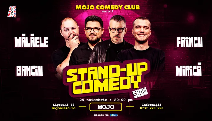Stand-up comedy show cu Mălăele, Banciu, Frincu și Mirică