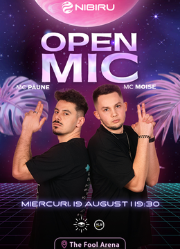 The Fool Arena: Open Mic: MCs Păune & Moise