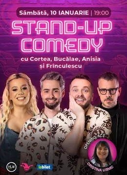The Fool: Stand-up comedy cu Cortea, Bucălae, Anisia și Frînculescu