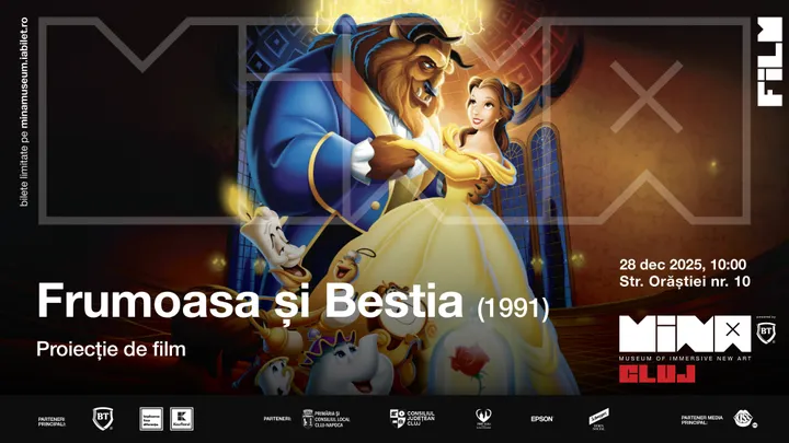 Frumoasa și bestia (1991) - proiecție de film @ MINA Cluj