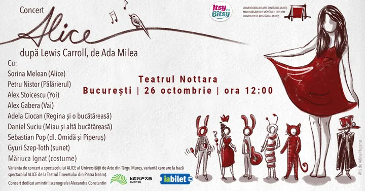 Concert Alice după Lewis Carroll, de Ada Milea